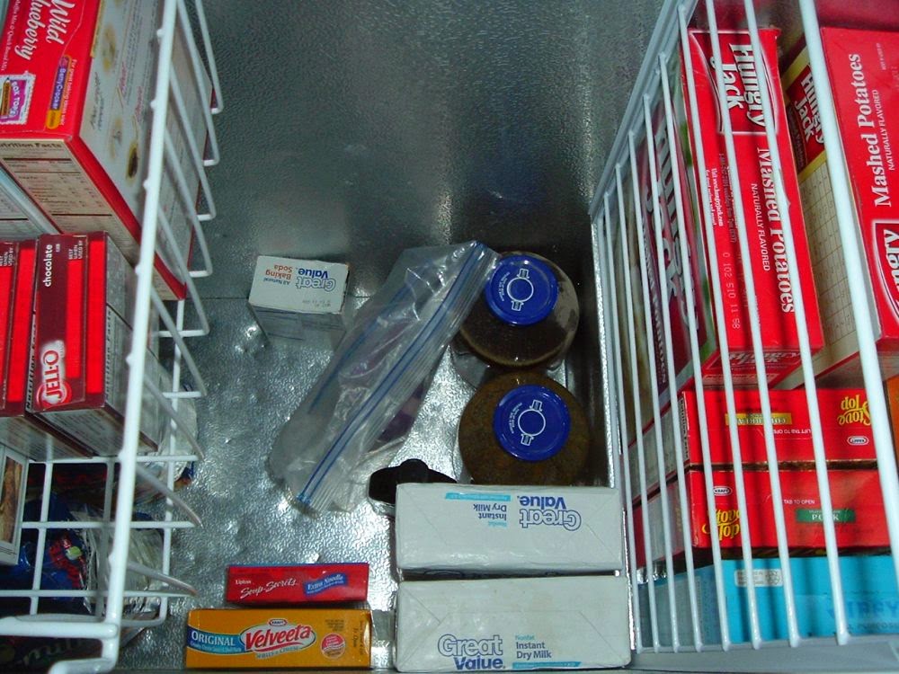 Cate`s Place Chest Freezer Pantry