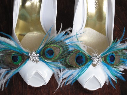 peacock wedding dresses