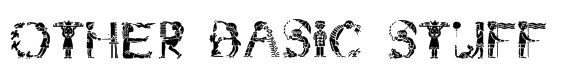 Other Basic Stuff