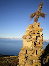 Gipfelkreuz auf der Isla del Sol...