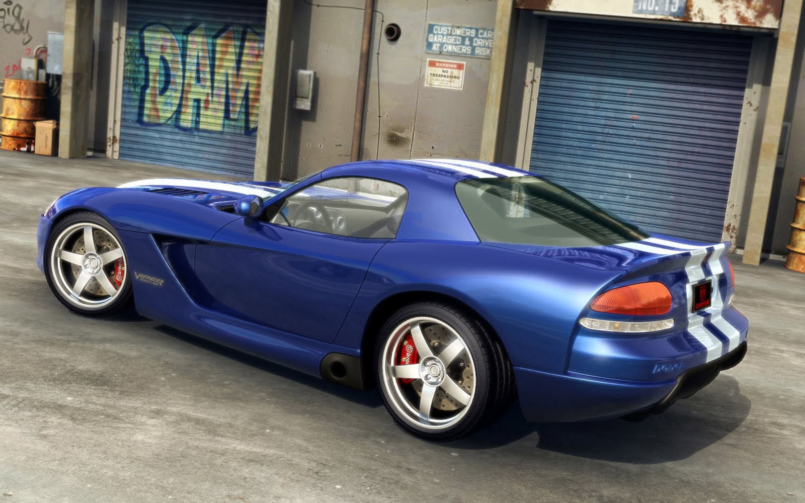 Sport Car Dodge Viper STR Hd Desktop Wallpaper