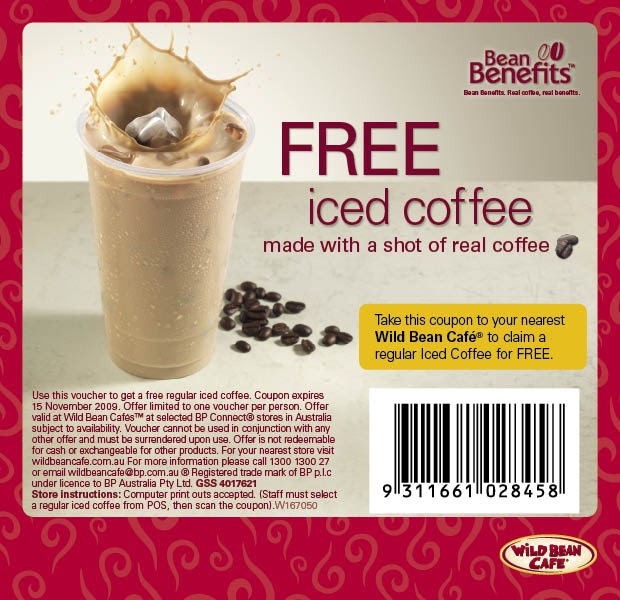 Perth Hacks best tips, hints and bargains Free Iced Coffee from Wild