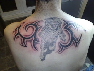 Tiger And Tribal Tattoo