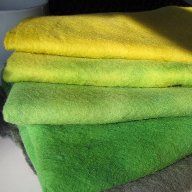 Approachable Art by Judi Hurwitt Dyeing Cotton Batting