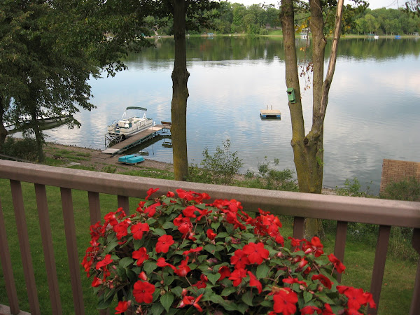 Private dock and great fishing...