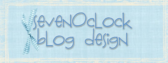 Seven O'clock Blog Design