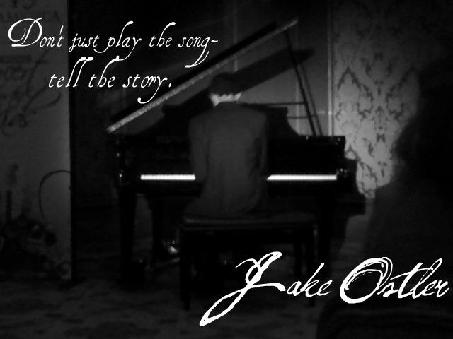 Jake Ostler, the piano man