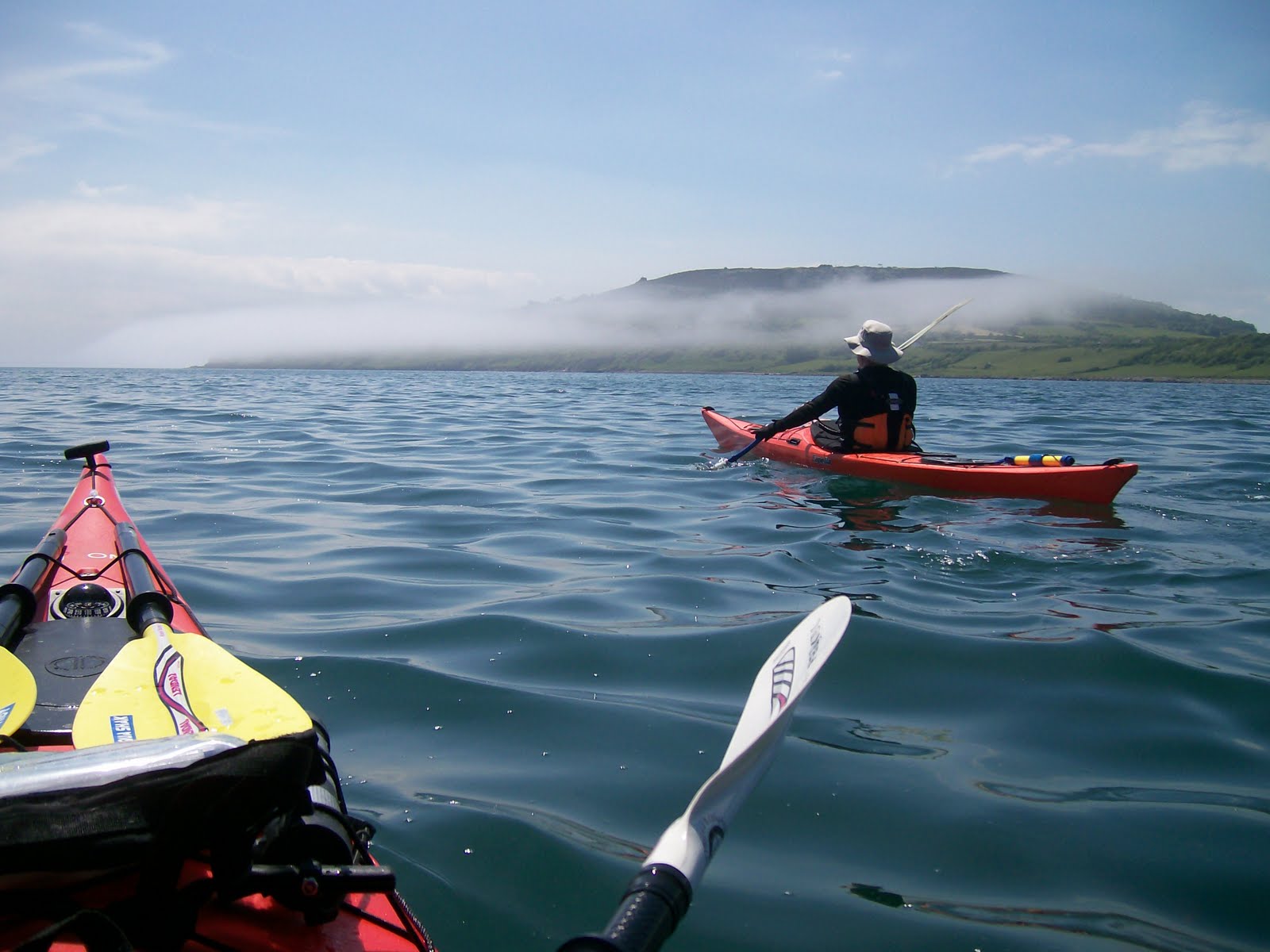 Danny's Sea Kayaking Trips Island Magee coast Northern Ireland 15th June