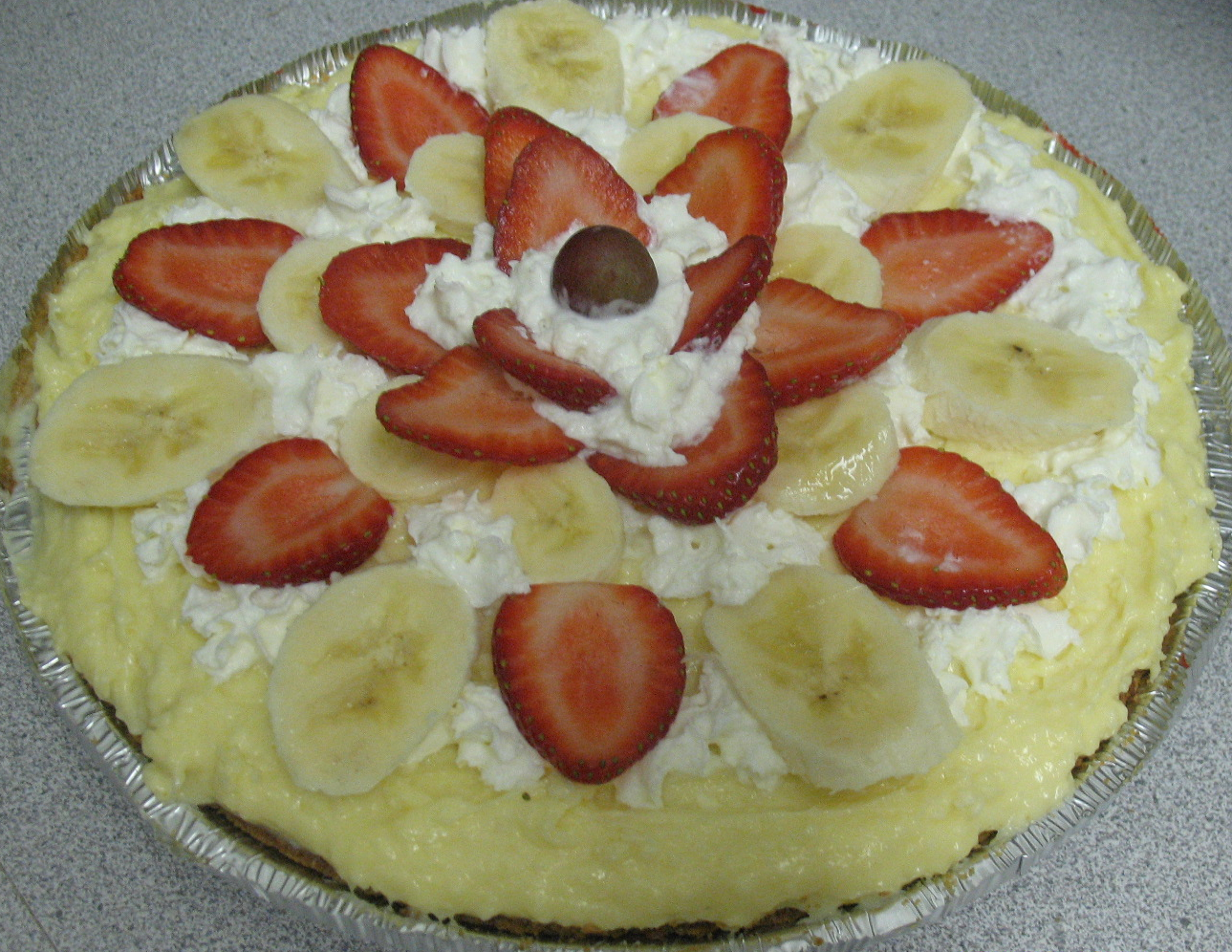 Banana Strawberry Pie