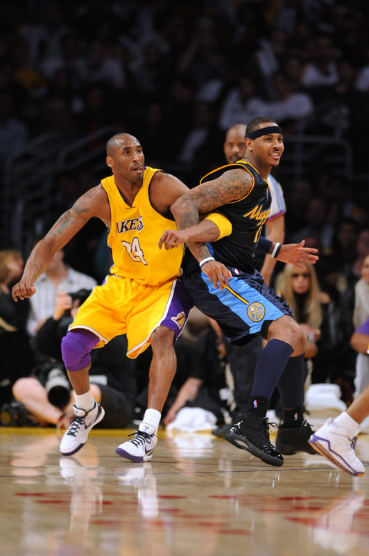 carmelo on lakers