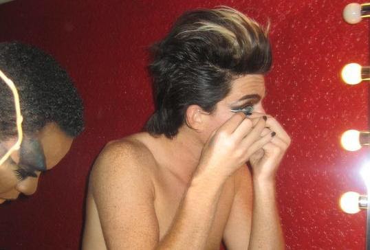 Adam Lambert shirtless Part 3! 