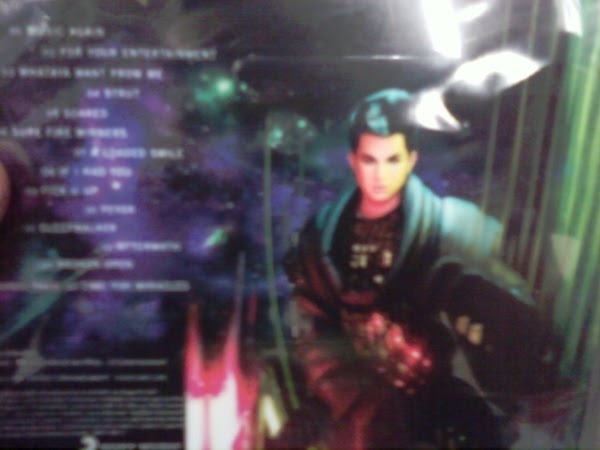 For Your Entertainment (Album) Back Cover Adam Lambert 24/7 News