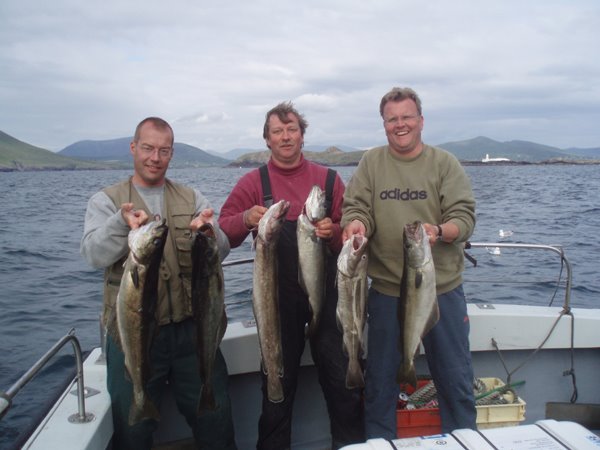 la qualite de nos poissons, des clients hollandais cette semaine