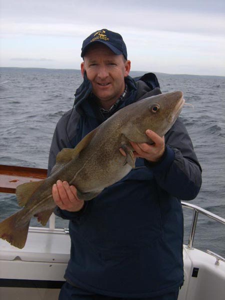 Ken Hegarty with an excellent cod