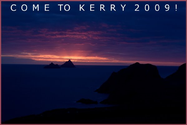 Premiere photo 2009 des "Skelligs Rocks". 1 janvier a l'aube.