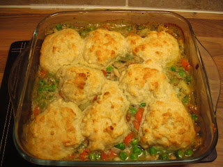 Hot Pan of Chicken and Biscuits by NG @ Whats for Dinner?