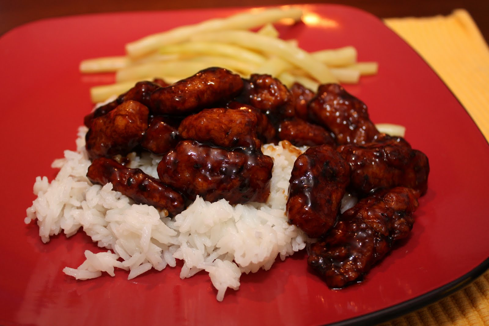 Tofu du Général Tao Marginale et heureuse