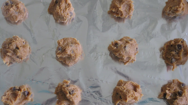 measure flourless cookie dough