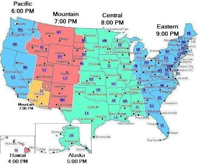 Usa Time Chart