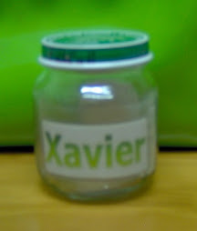 Boião com nome: Xavier