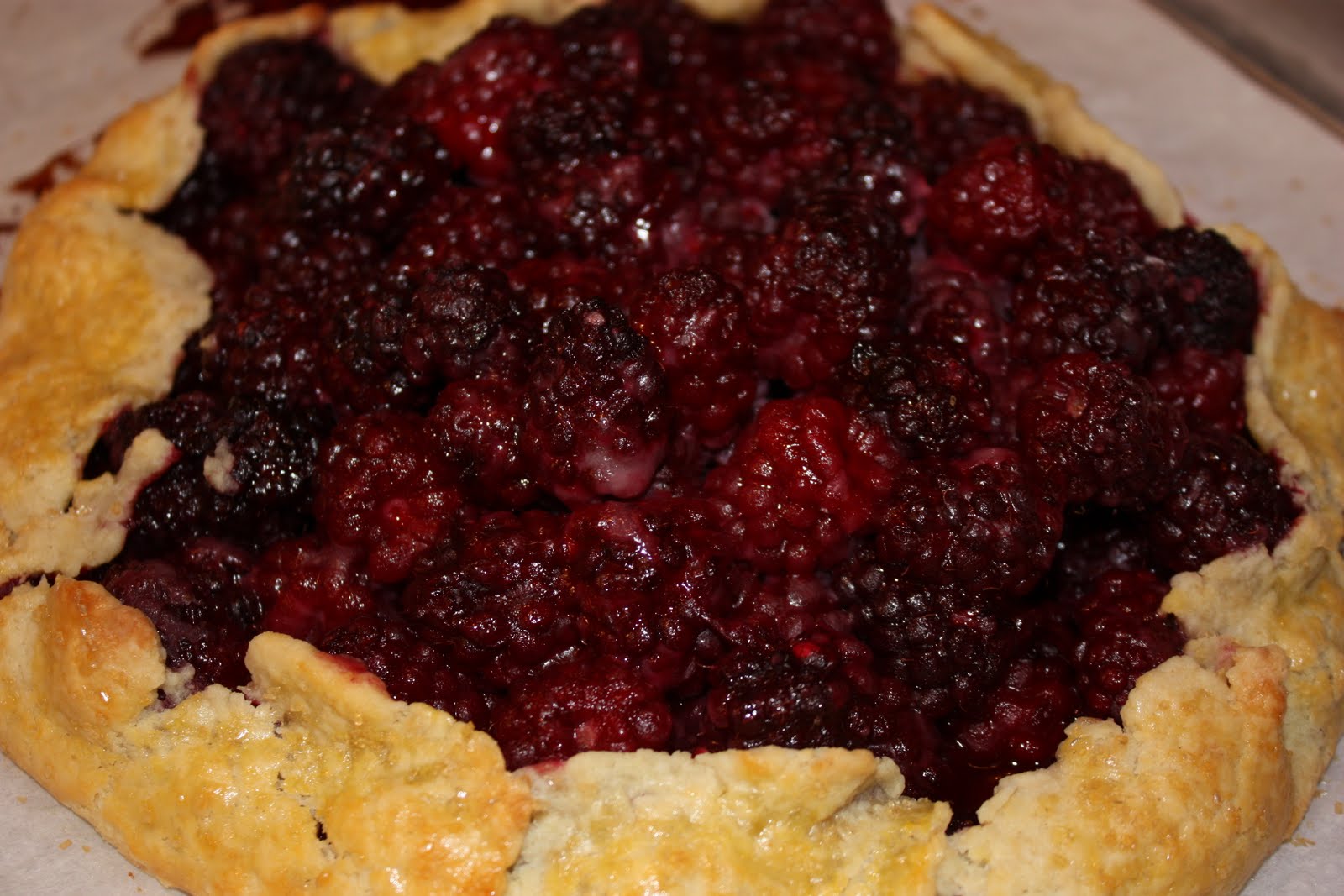 Hungry For More Rustic Boysenberry Tart