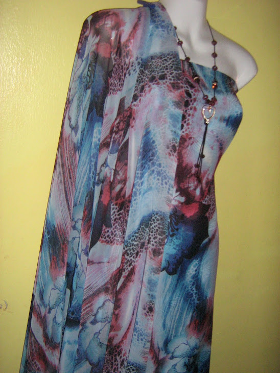 CM 1088B: CHIFFON MATCHING WITH CHIFFON, 2M+2M, BHG BAJU JARANG, DAN PERLU LINING