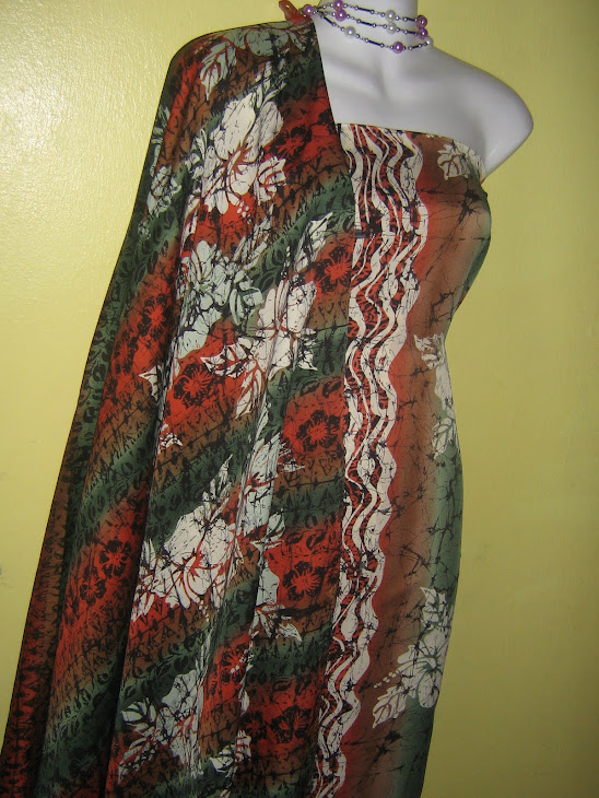 BRCCM 797B : BATIK RETAK CHIFFON CREPE MATCHING, 2M+2M