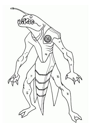 Desenho de Alien para Colorir - Colorir.com
