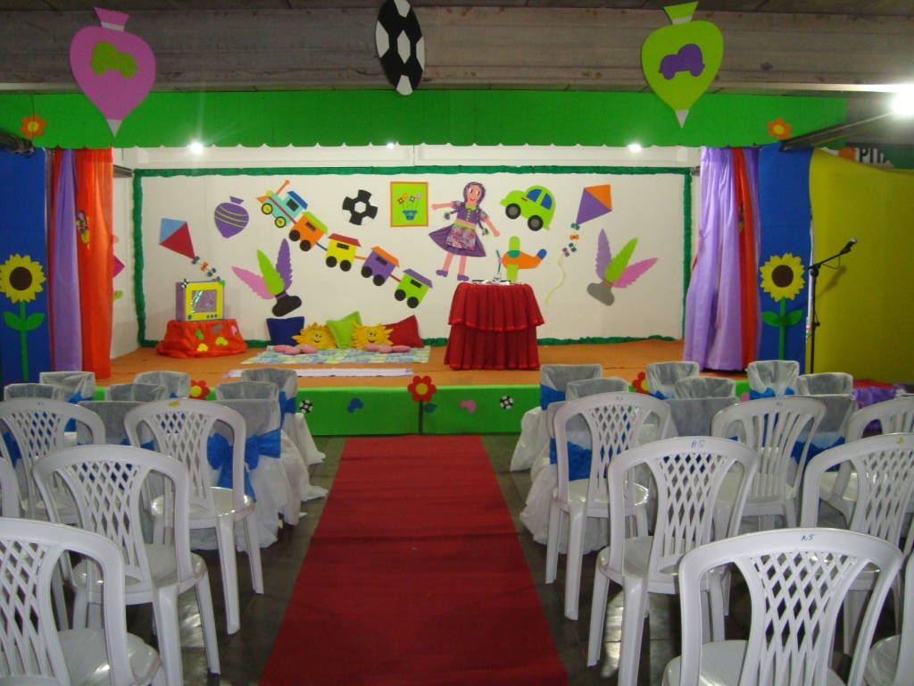 NELARTES: DECORAÇÃO DA FORMATURA DA EDUCAÇÃO INFANTIL DO PITÁGORAS