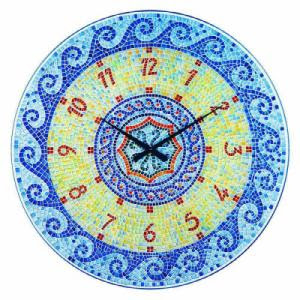 24 Inch Diameter Murano Mosaic wall Clock by ashton sutton