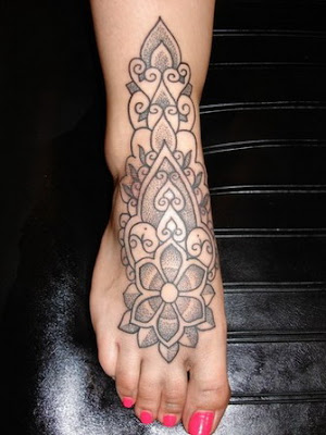airbrush tatto, mauri tatto, sexy tattoo, girl tatto: foot sexy
