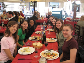 our first florentine meal at the piazza