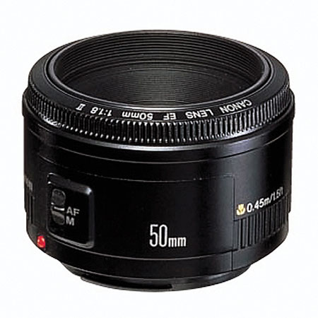 The lens I purchased was the Canon 50mm f/1.8 and costs £85 on Amazon (see