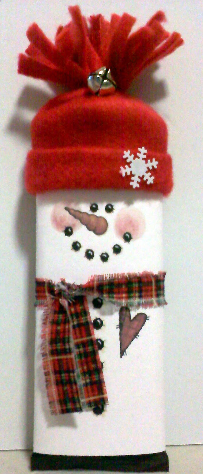 snowman candybar wrapper