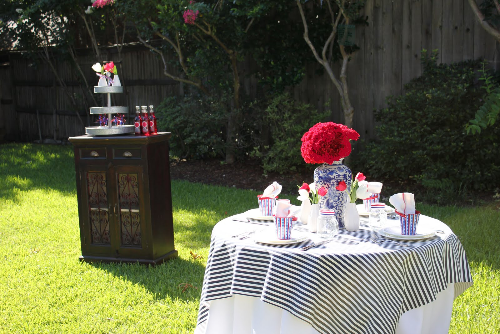 P is for Party {Inspiration} My July Fourth Table Setting
