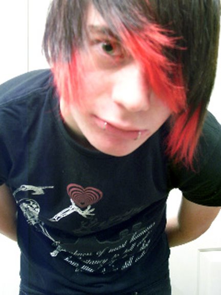 Emo Boyz Girlz Snake Bit Piercings Cute Emo Boy