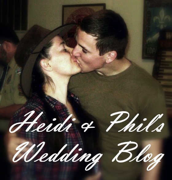 Heidi & Phil's Wedding Blog