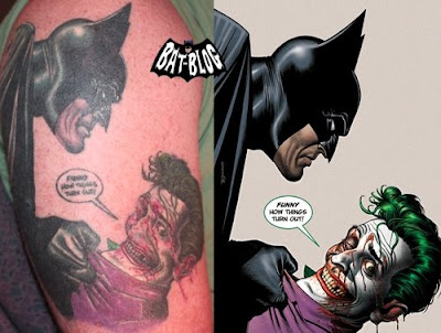 death bat tattoos. A friend to the Bat-Blog,