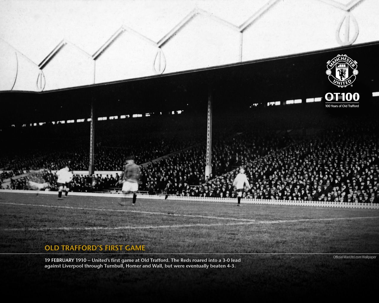 Old Trafford First Game 1910 Man United | Malaysia No. 1 Fan1280 x 1024