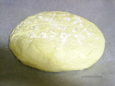 Levado final con forma de pan levado fina con forma de pan