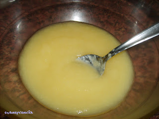puré de piña con gelatina puré de piña con gelatina