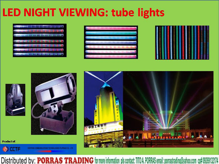 LED NIGHT VIEWING: tube lights