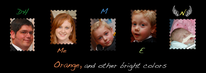 Orange and other bright colors