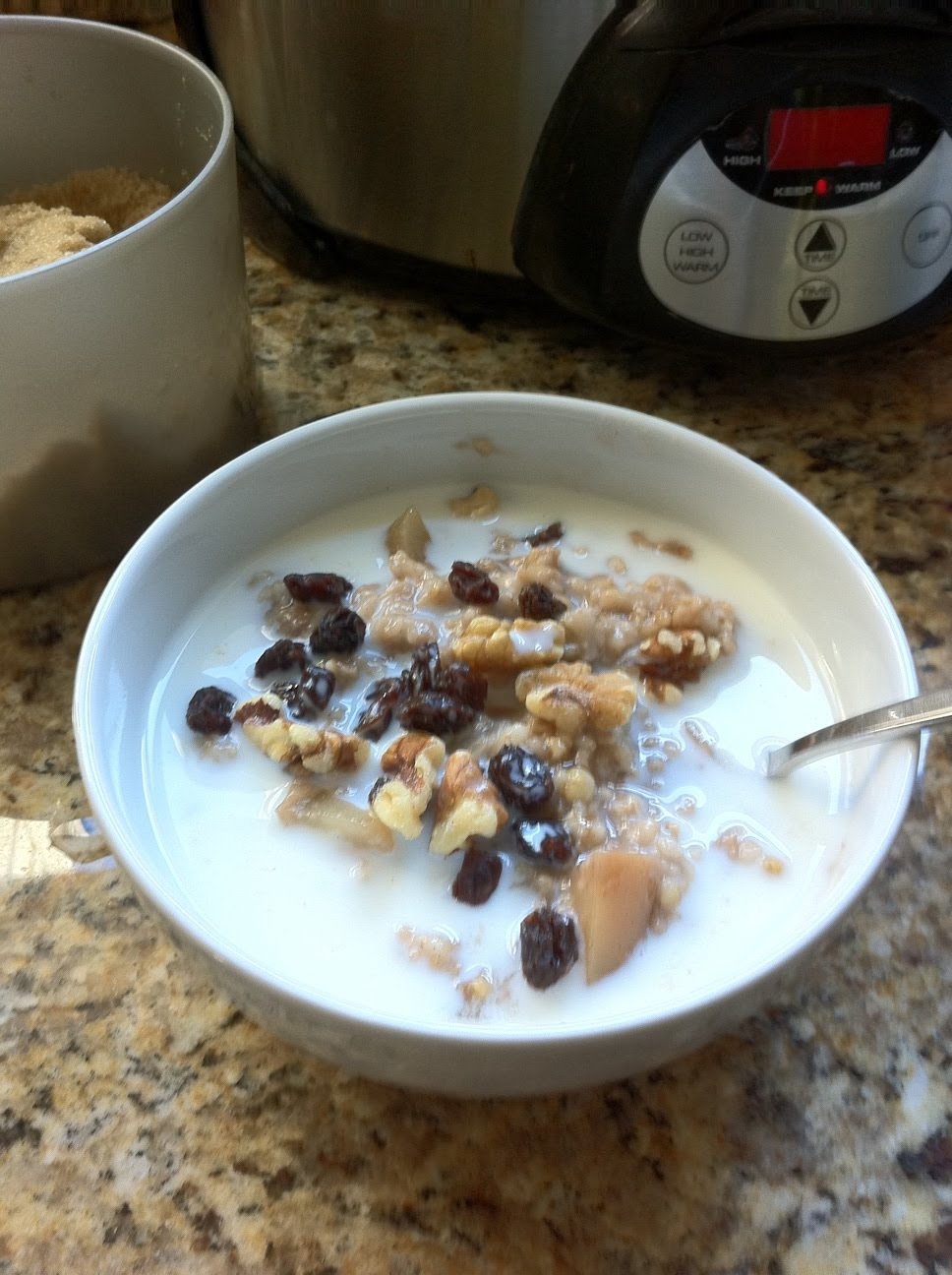 Amanda's Quick Bite for Healthy Living Slow Cooked, Overnight Apple