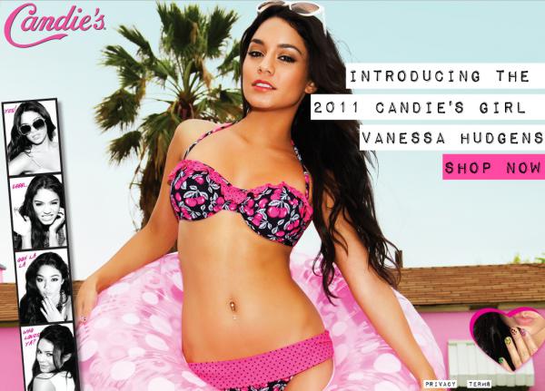 Vanessa Hudgens Exposing Her Sexy Body In Candies Ads 2011- Hot Bikini Pics