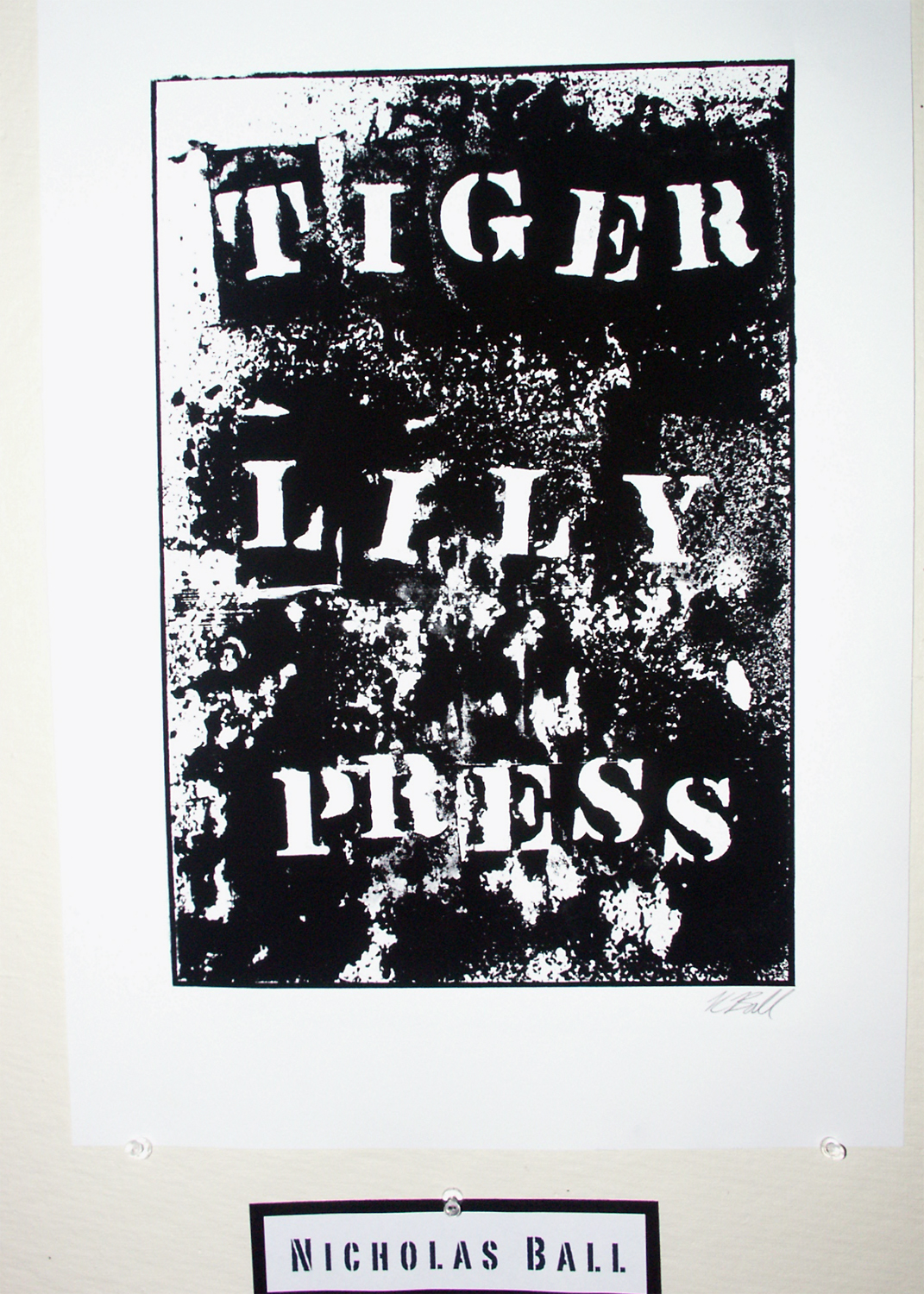 Screen Prints for Sale! TIGER LILY PRESS