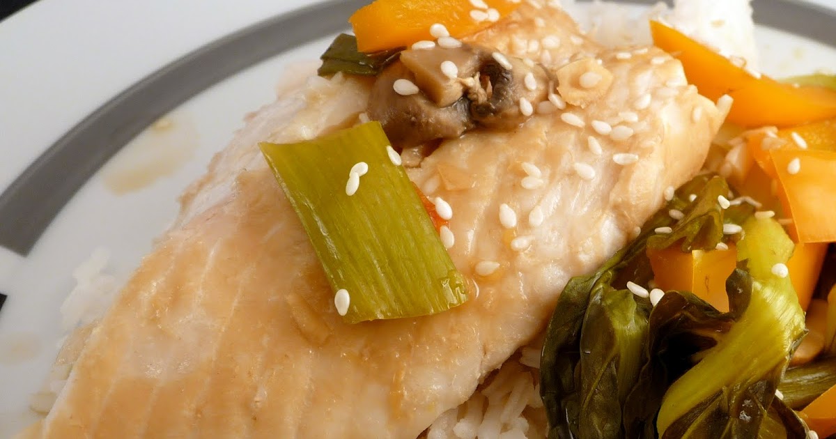 Crabby Cook Asian Steamed Halibut