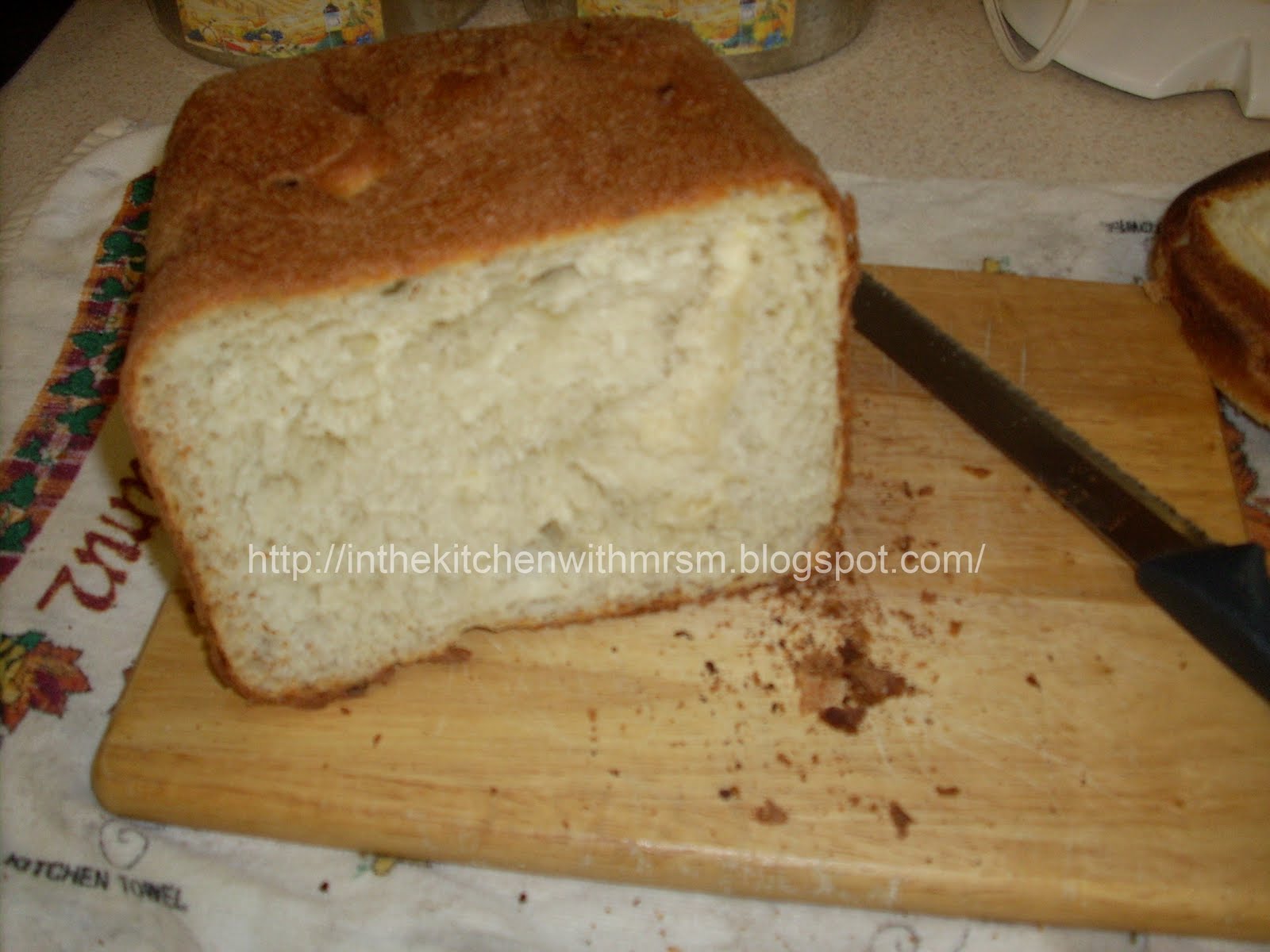 To My Kitchen Jalapeno Cheese Bread (Bread Machine Version)
