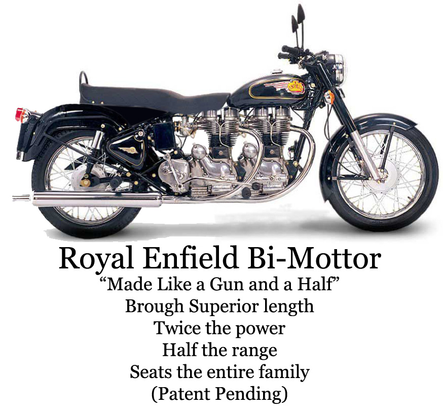 Stretched Motorcycle