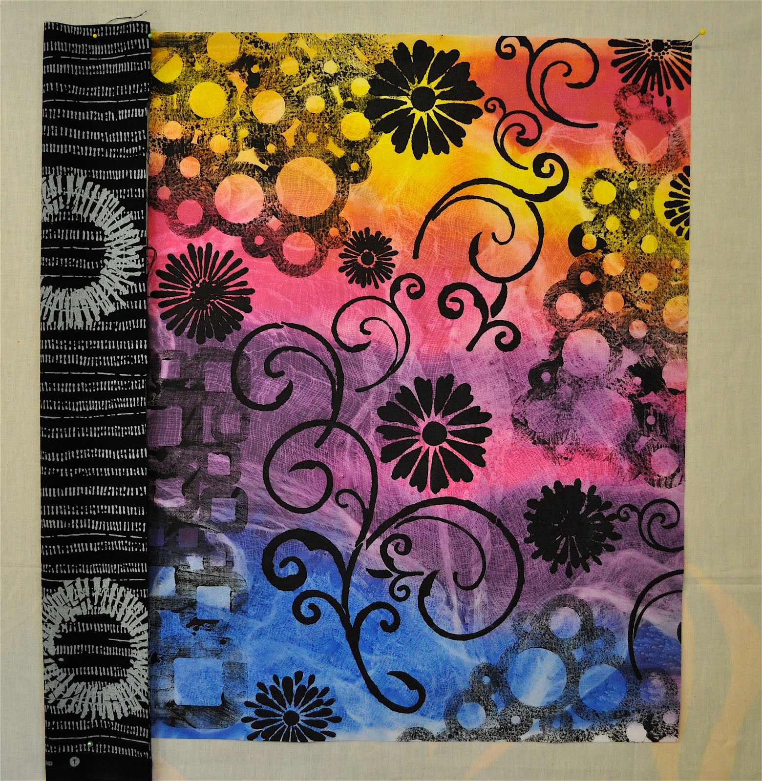 LuAnn Kessi Textile Painting.......Class Samples